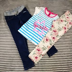 Girls Set of 3 Justice, Children place, healthtex,